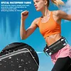 Running Belt with Bottles Waist Bag Sport Pouch Fanny Pack for Cycling (Blue)