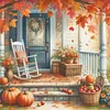 Autumn Courtyard-11CT Stamped Cross Stitch 40*40cm tapestrymarket