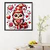 Diamond Painting-DIY Full Round Drill Valentine Love Owl
