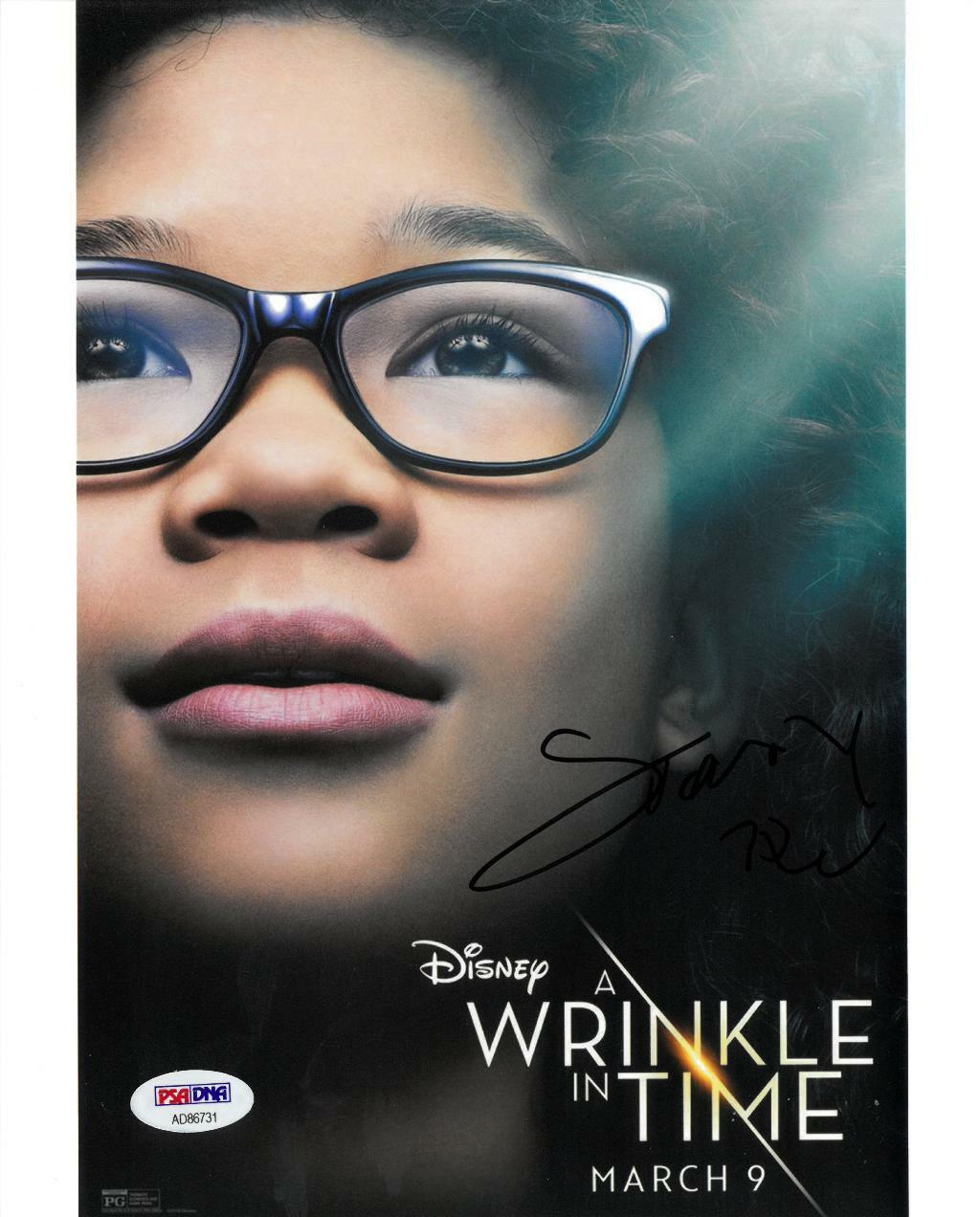 Storm Reid Signed A Wrinkle in Time Autographed 8x10 Photo Poster painting PSA/DNA #AD86731