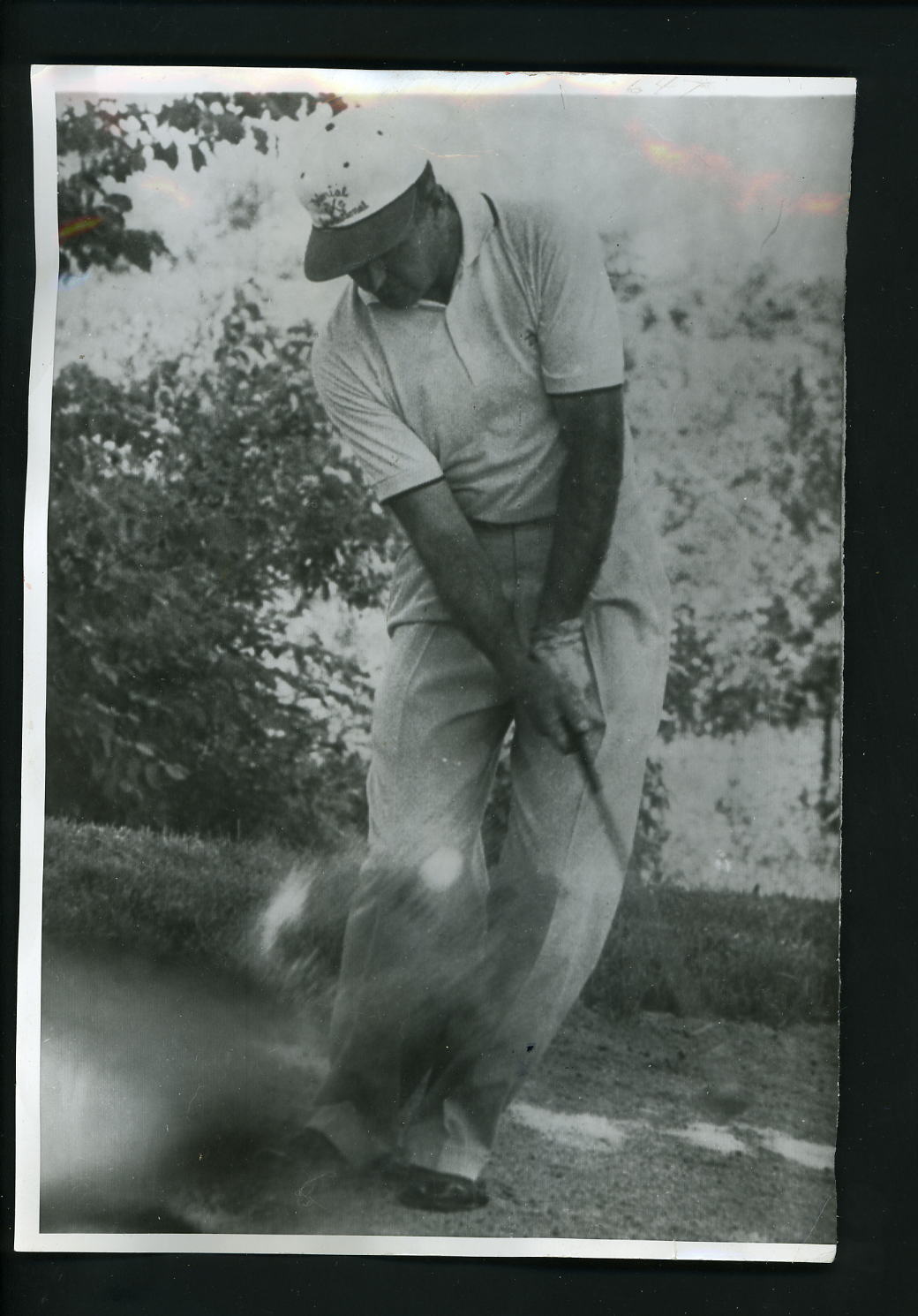 Lloyd Mangrum PGA Kansas City Open Golf Tournament 1958 Press Photo Poster painting