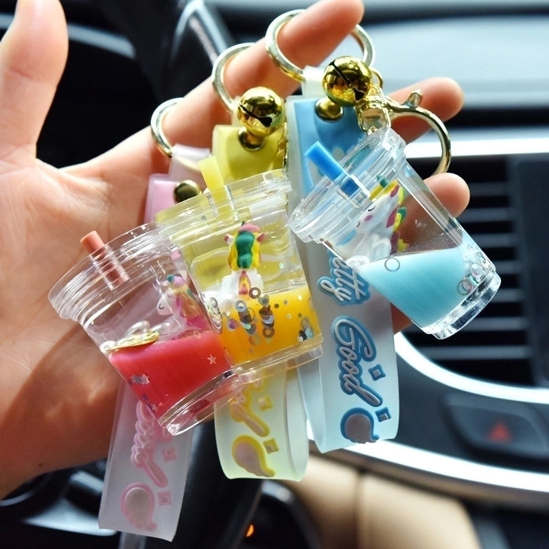 Cute Arylic Metal Plating Unisex Bag Pendant Keychain