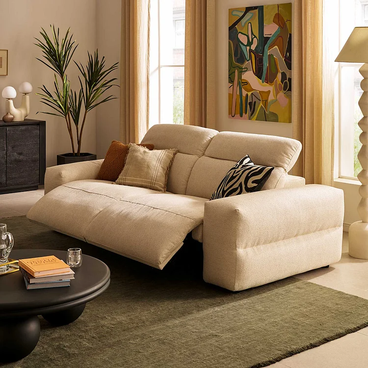 Jaron Performance Fabric Recliner Sofa