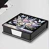 Diamond Painting PU Bouquets Note Box with 160 Sheets for Office Home