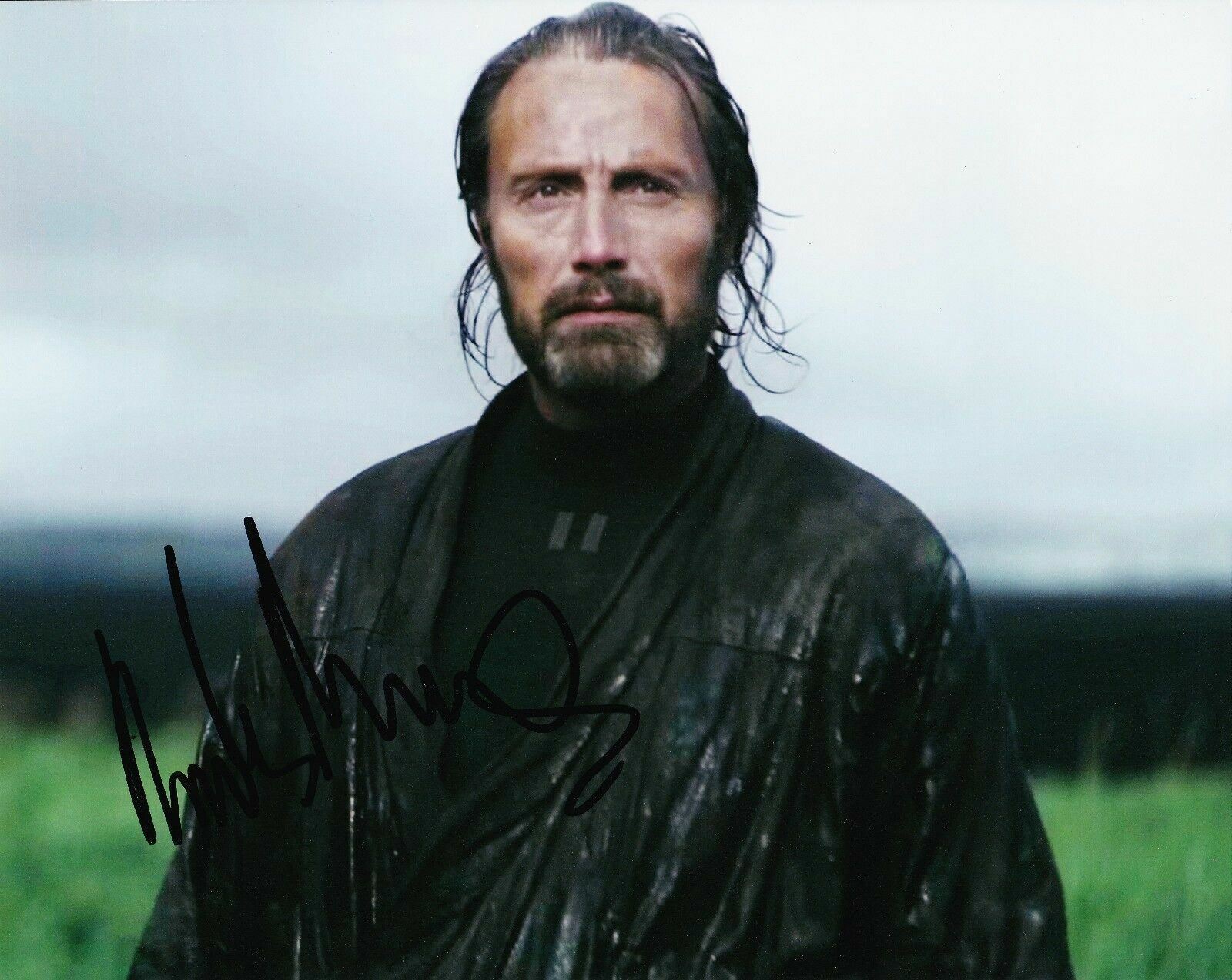 Mads Mikkelsen Signed 10X8 Photo Poster painting VERY RARE STAR WARS AFTAL COA (5446)