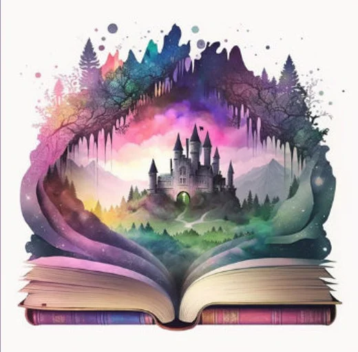 Magic Book Landscape - Full Round 40*40CM
