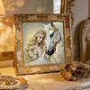 Pearl White Horse 5D DIY Diamond Art Painting Kit Partial Drill 30x30cm