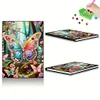(US Local)DIY Special Shaped Butterfly 50 Pages Diamond Painting Notebook Kit