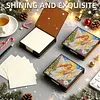 Christmas Angel DIY PU Diamond Painting Note Box with 160 Papers Memo Box