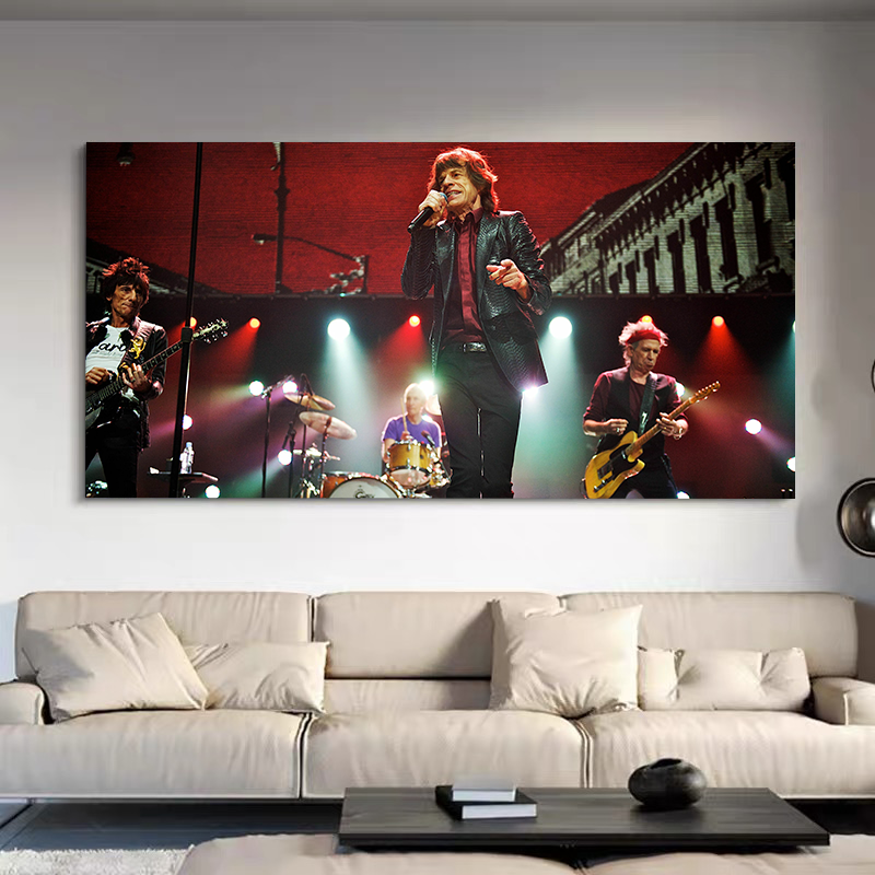 Rolling Stone Concert Canvas Wall Art
