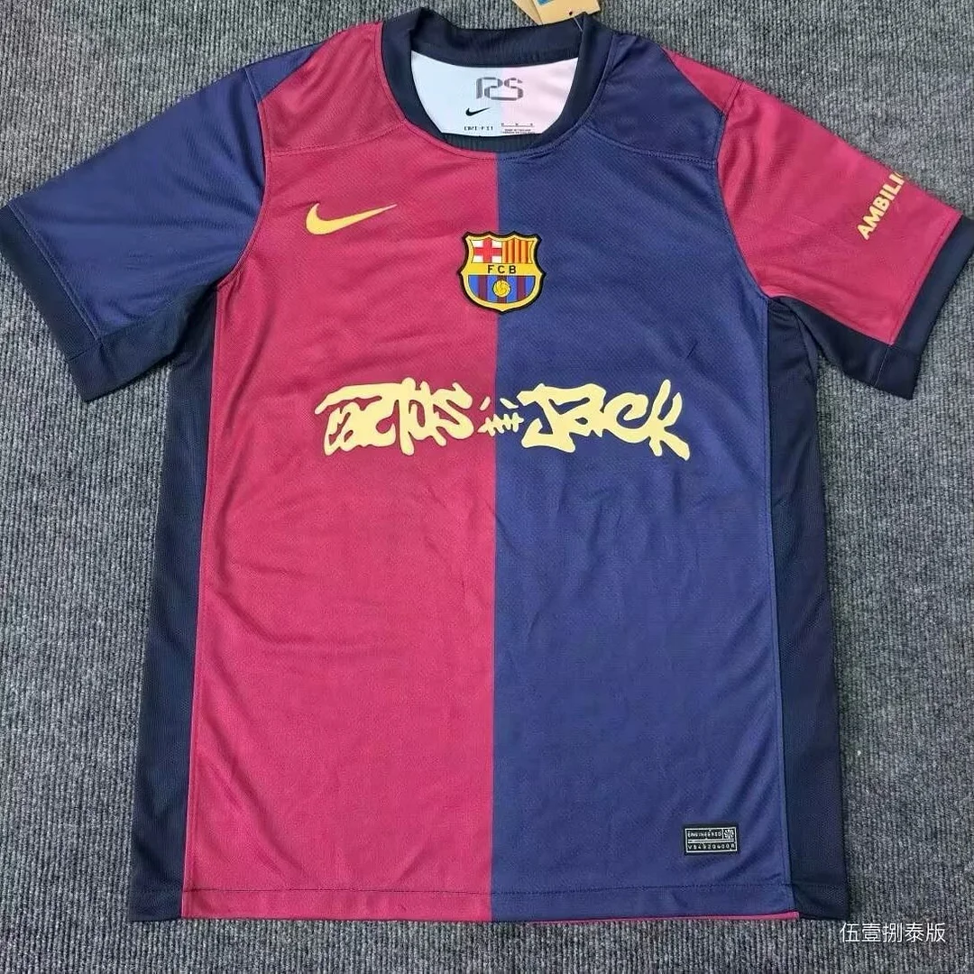 24/25 Barcelona Home New Sponsor Football Shirt Thai Quality