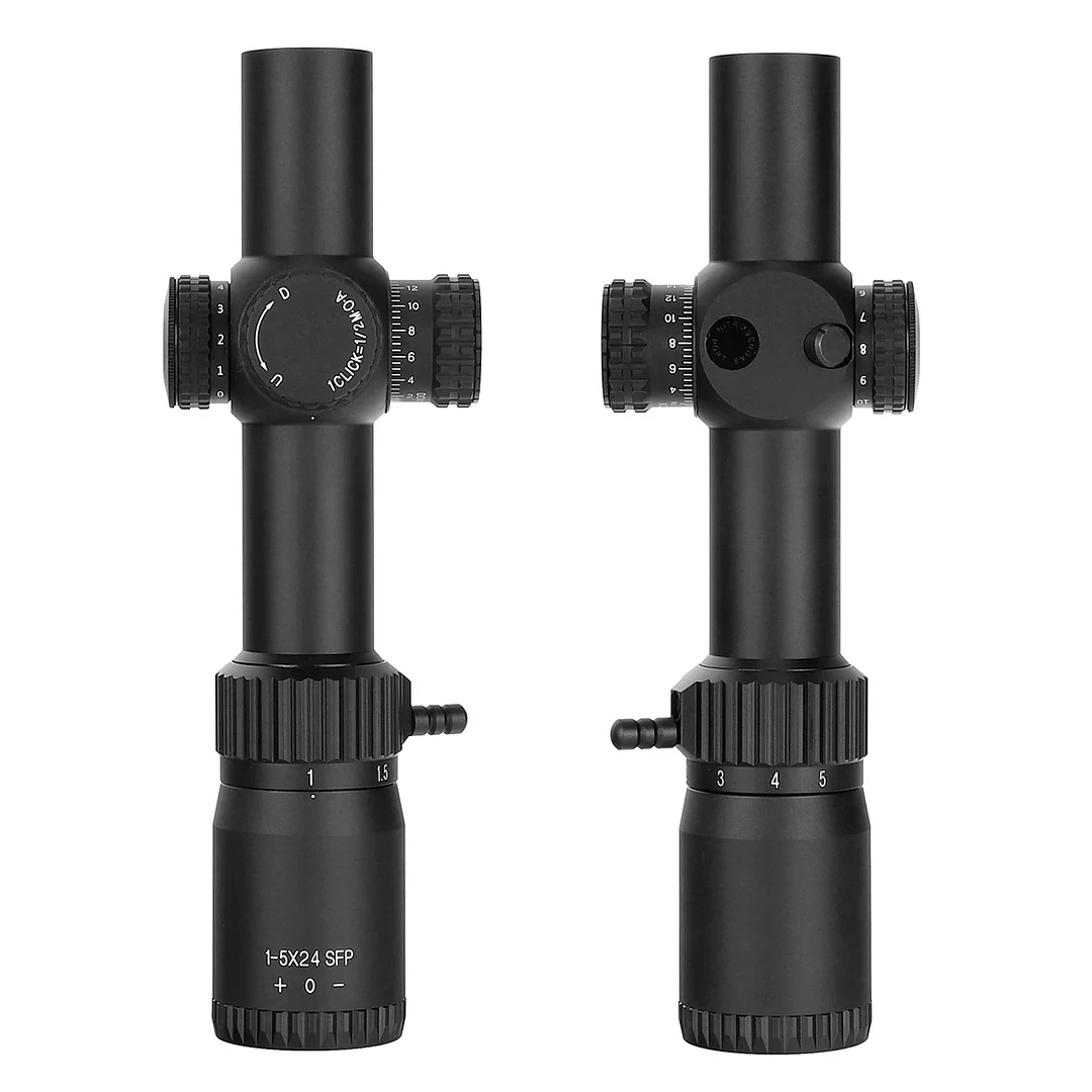 ohhunt® 1-5X24 IR 30MM SFP Red Illuminator LPVO Scope