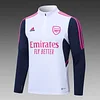 2022/2023 Arsenal Half-Pull Training Suit White Football Shirt 1:1 Thai Quality Set perfectftball
