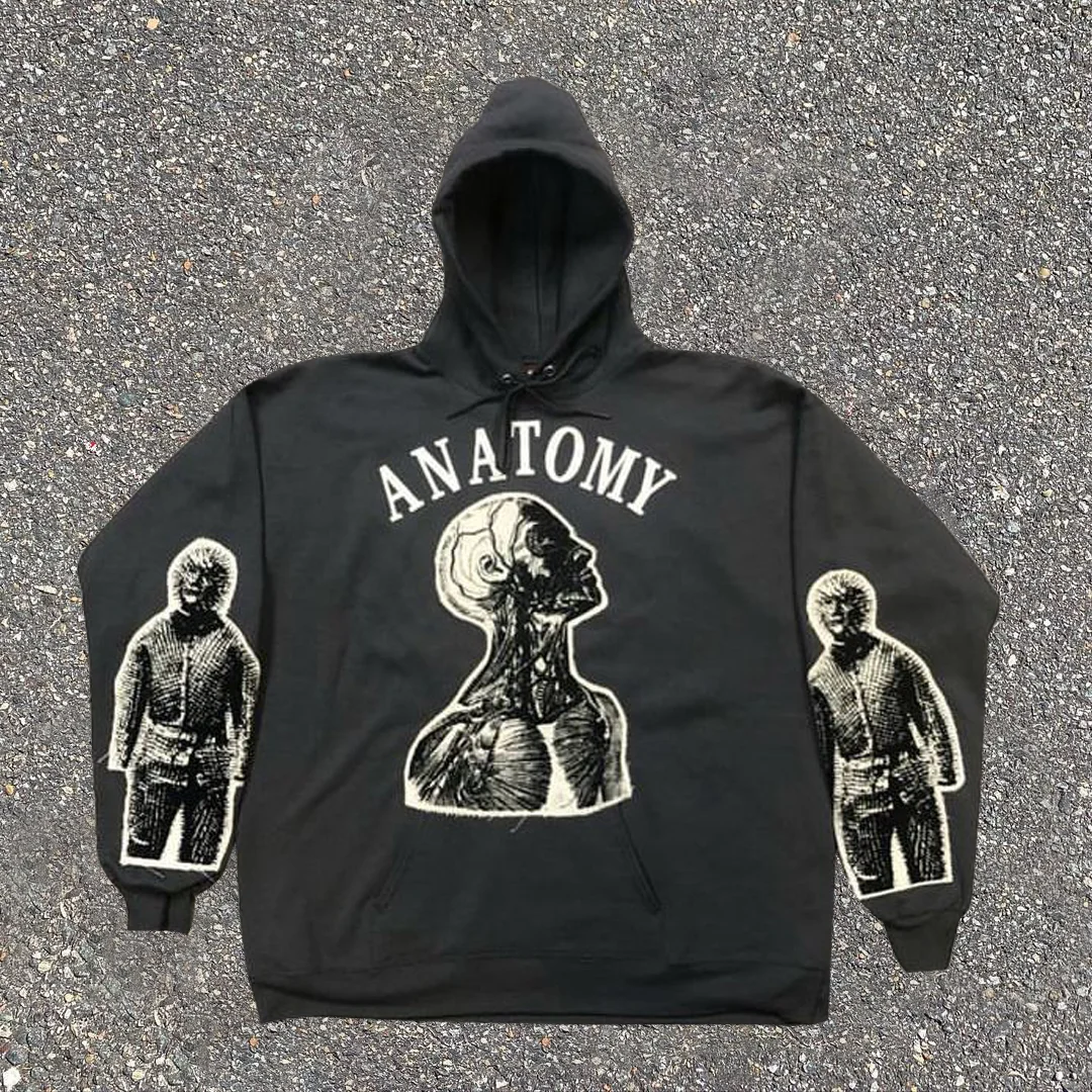 Chic Street Style Mummy Print Long Sleeve Hoodie