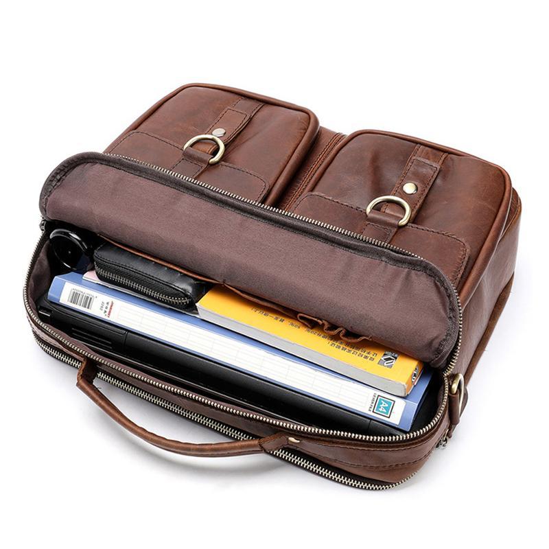 Vintage Durable Large Capacity Shoulder Bags Handbags  Briefcase