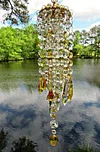 Aurora Crystal Wind Chimes Garden/Home Decor