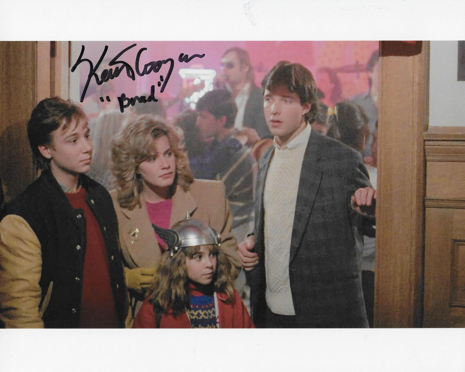 Keith Coogan Original Autographed 8X10 Photo Poster painting - Adventures in Babysitting G183