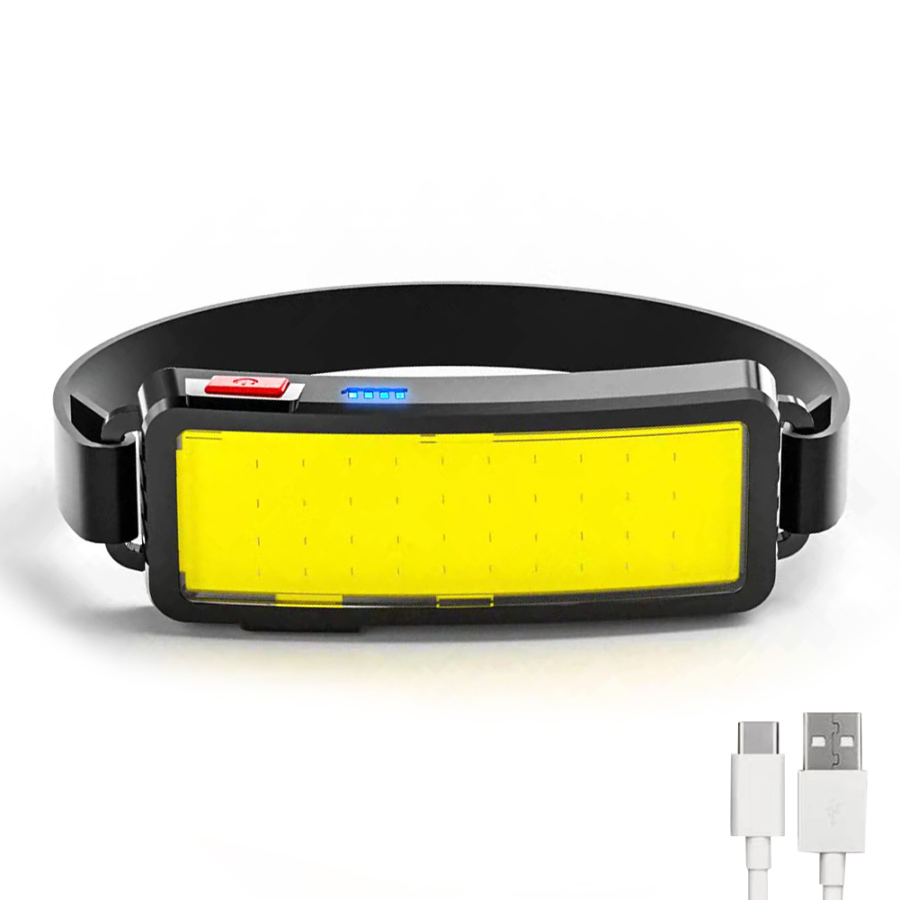 

Portable LED Headlamp COB USB Rechargeable Headlight Built-in Battery Torch, 501 Original