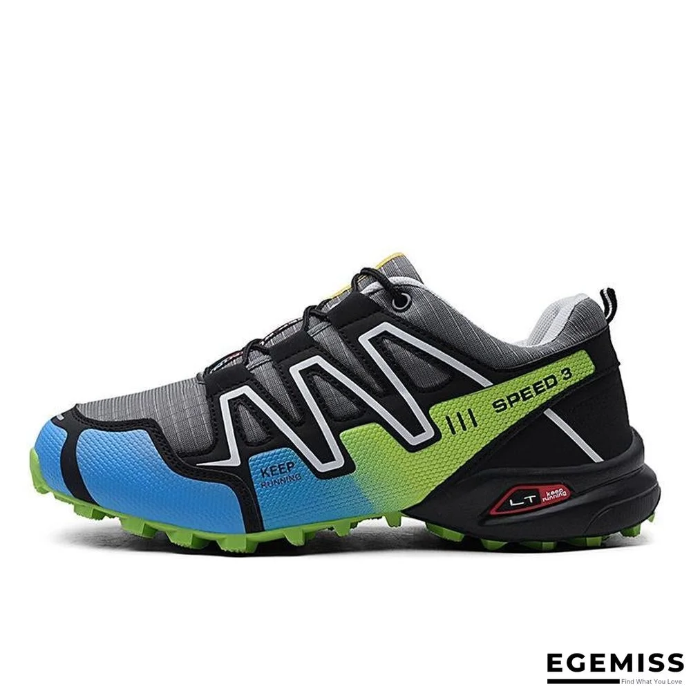 new large size outdoor mountaineering shoes men's shoes breathable shock absorption sports hiki | EGEMISS