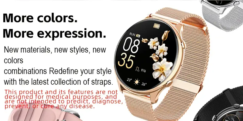 smartwatch with wireless call dial female functions sleep 19 sports music player pedometer perfect birthday gift for men women christmas halloween smartwatches for ios Product details 11