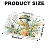 2 Pack Winter Snowman DIY Diamond Art Spiral Notebook Kit 80 Pages No Lines