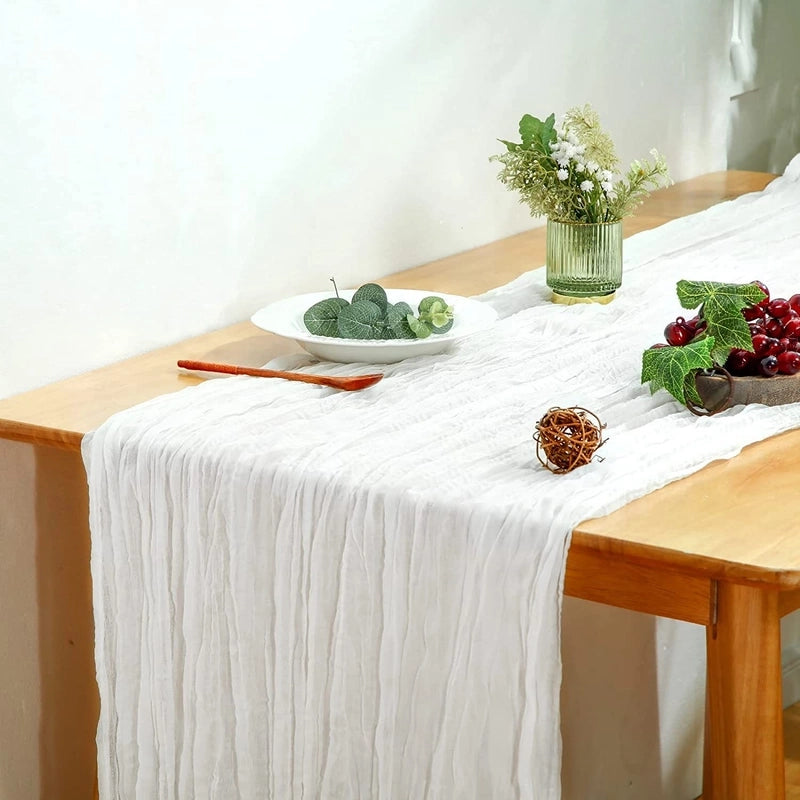 Vacation Solid Color Polyester Table Runner