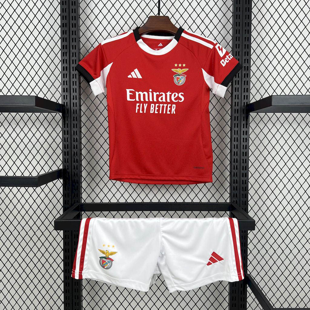 2025-2026 KIDS Benfica Home Football Shirt 1:1 Thai Quality- Maxi Kit