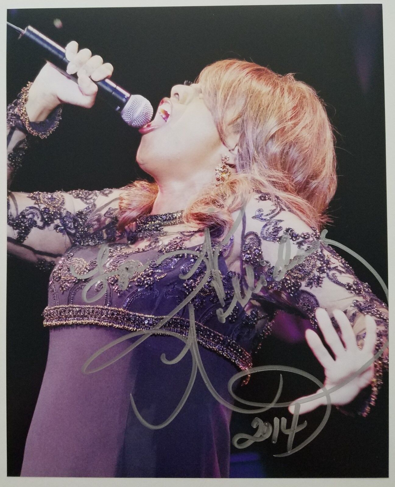 Jennifer Holliday Signed 8x10 Photo Poster painting Dreamgirls Gospel Singer Musician LEGEND RAD