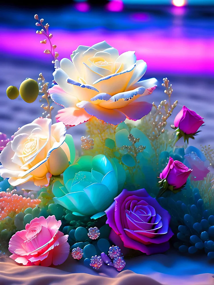 Flower - Customized AB Drill Diamond Painting gbfke