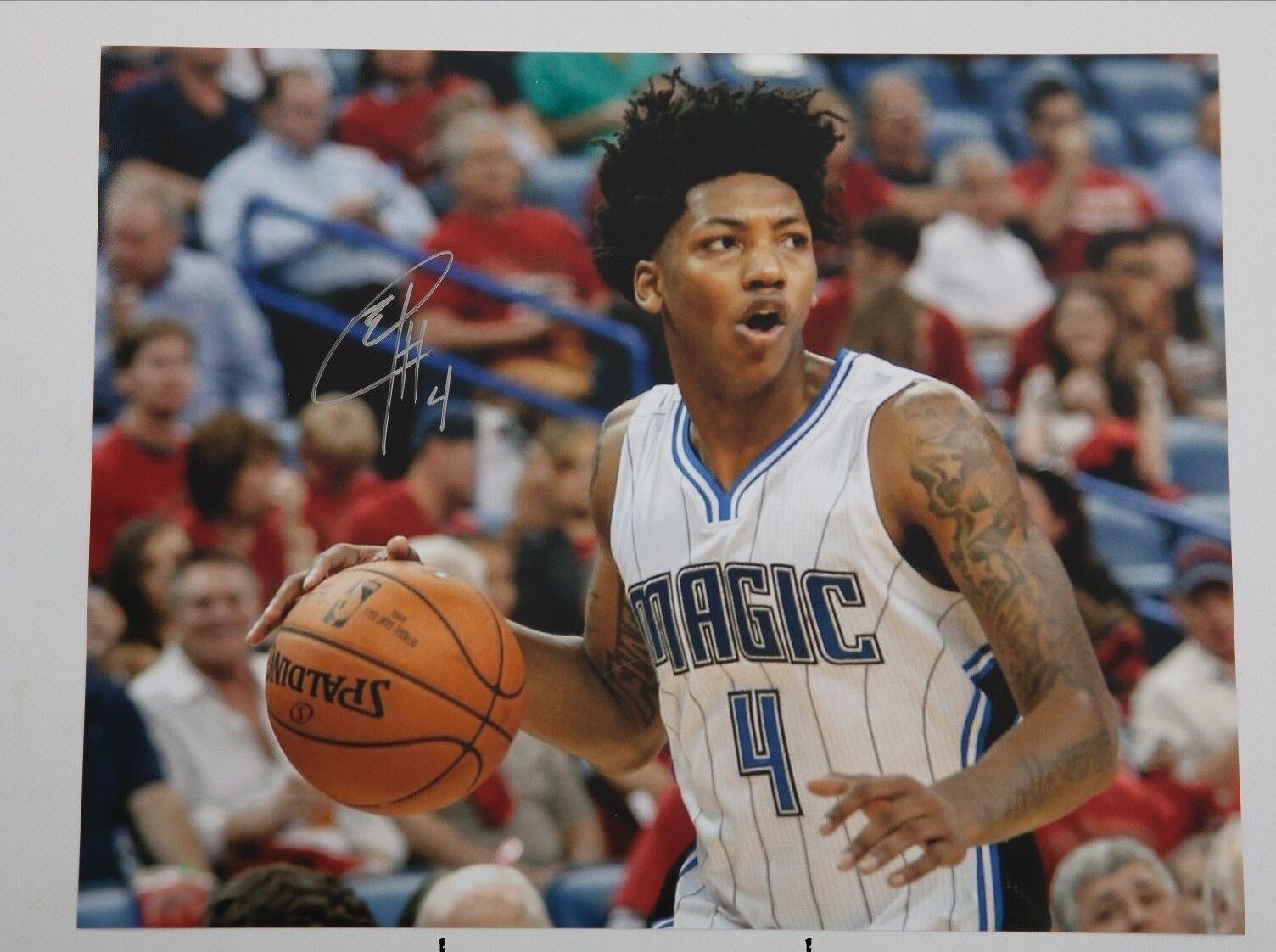 GFA Orlando Magic * ELFIRD PAYTON * Signed 11x14 Photo Poster painting E1 PROOF COA