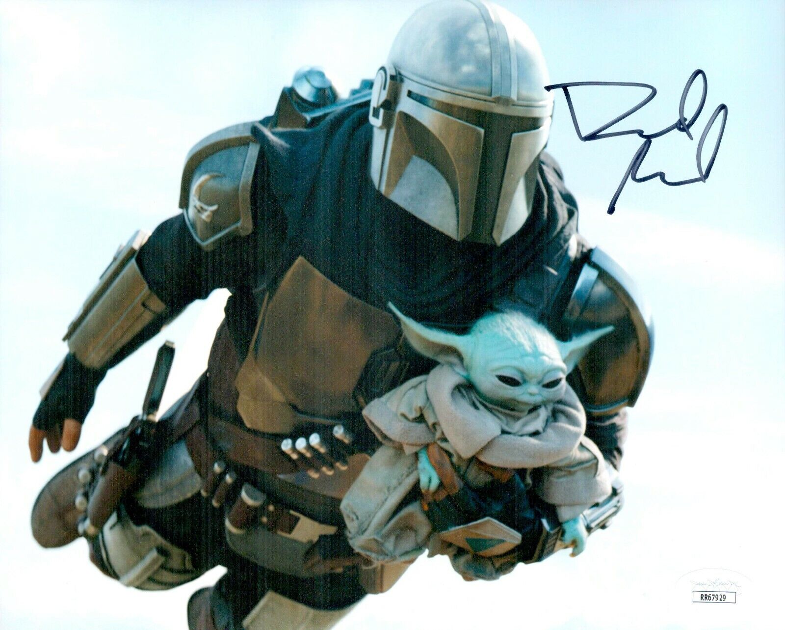 DAVID ACORD Signed 8x10 Mandalorian BABY YODA GROGU Photo Poster painting Autograph JSA COA