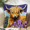 Animal-DIY Latch Hook Rug Pillowcase Kits 43*43cm