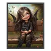 uk.everydayedeals (Limited Stock)Cross Stitch - 11ct Counted - Fille elfe (40*50cm)