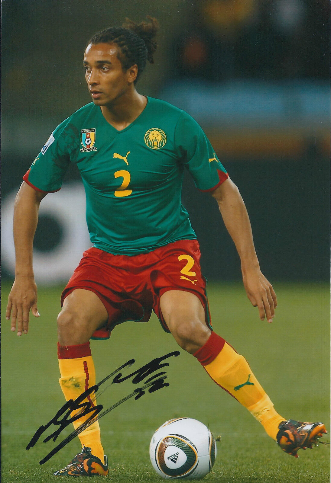 Beno?t Assou-Ekotto SIGNED Autograph 12x8 Photo Poster painting AFTAL COA Tottenham SPURS