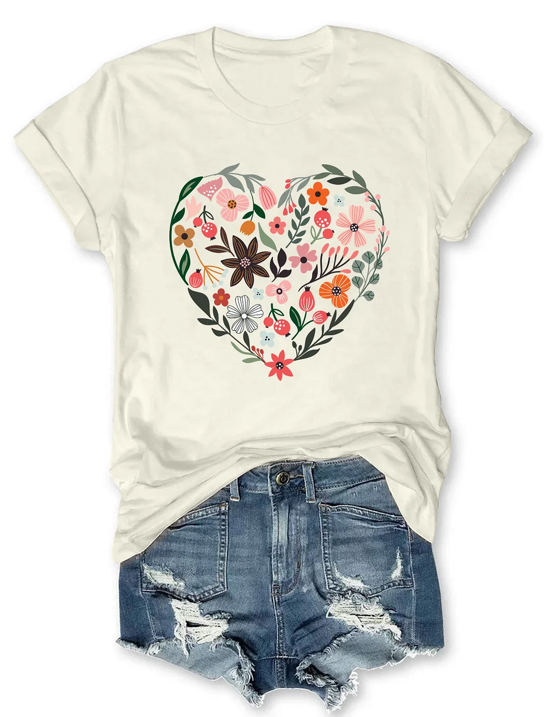 Wildflower Heart T-Shirt