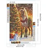(40*60cm)Christmas Horse - Full Round Drill Diamond Painting
