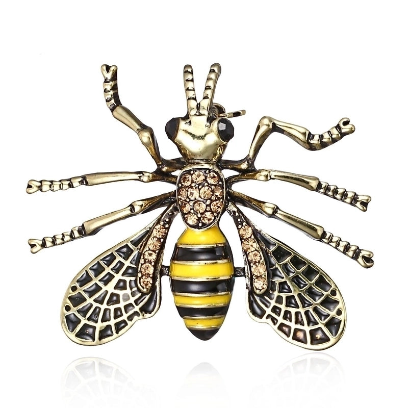 Fashion Pin Animal Alloy Plating Rhinestones Unisex Brooches