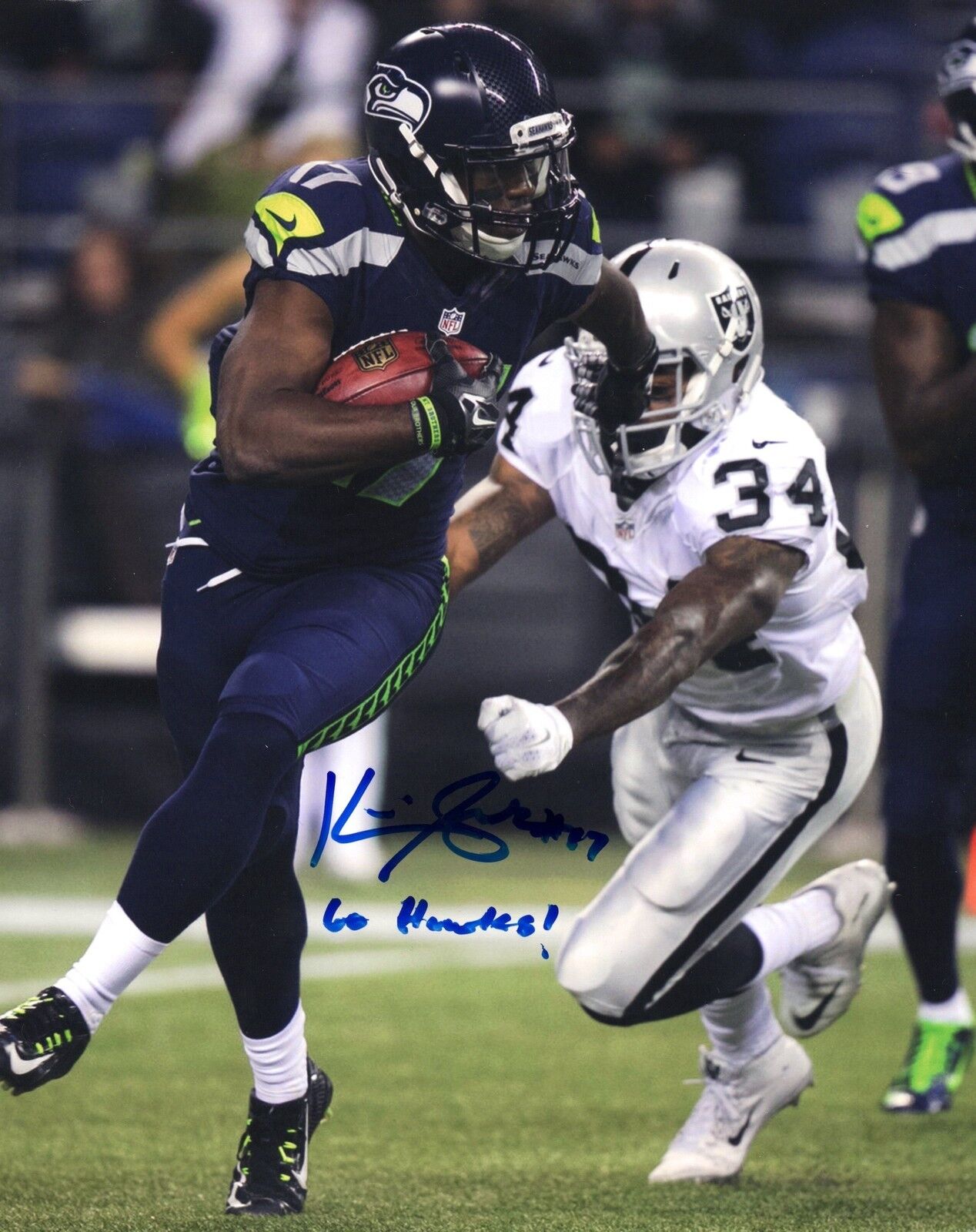 Kevin Smith 8x10 Photo Poster painting #1 Autographed Signed AUTO INSCR Seattle Seahawks