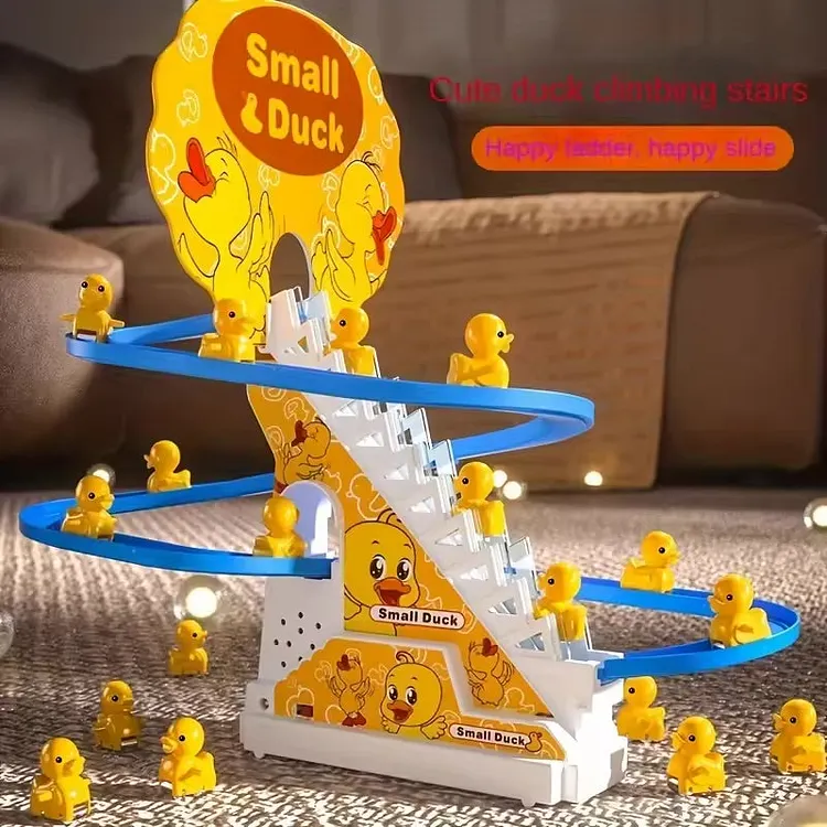Electric Duckling Slide Toy with Lights & Music