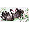 Bead Embroidery - Partial Printed 9CT Black Swan(66x36 CM)
