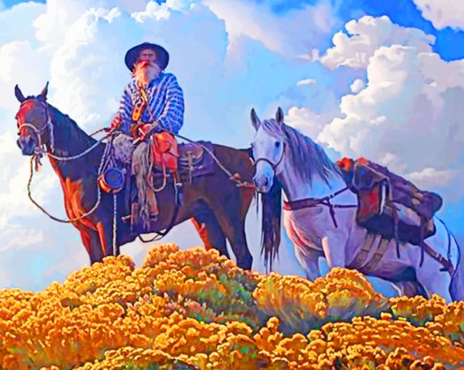 

Aesthetic Cowboy – Western Paint By Numbers - 40*50CM, 501 Original