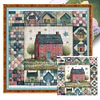 【Limited Stock Sale】Colorful House-11CT Stamped Cross Stitch 50*50cm