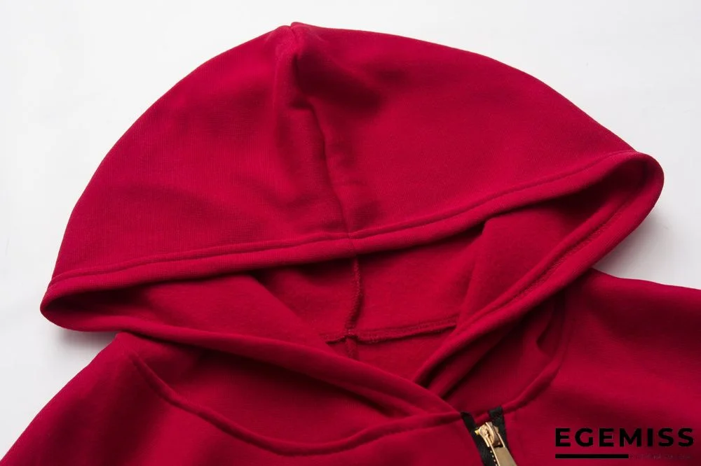 Elegant Plain Long Sleeve Outerwear | EGEMISS