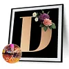 uk.everydayedeals Diamond Painting - Full Square - Letter Flower