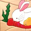 Origin Village Woody Puzzle Ohara-so Wooden Toy Wooden Puzzle Rabbit Puzzle