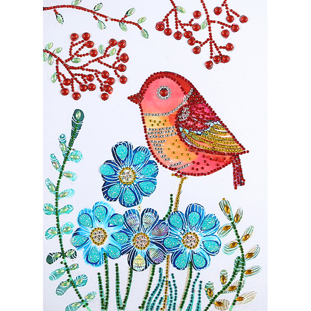 

Bird on the Branch - Special Shaped Diamond Painting - 30*40CM, 501 Original