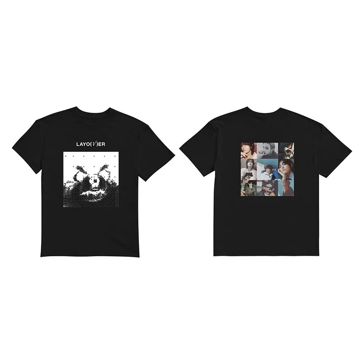 BTS V Taehyung Album Layover Printed T-shirt
