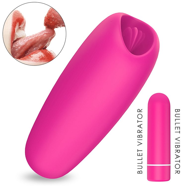 Silicone Electric Adult Sex Toy Vibrating Licking Tongue Dildo Vibrator For Woman Sex Products USB Charging