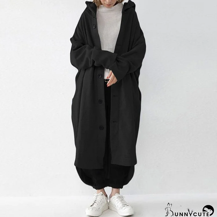 Elegant Solid Color Versatile Casual Coat