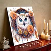 (Pre-Framed)Owl-Special Shape Diamond Painting Kit(25x25cm)